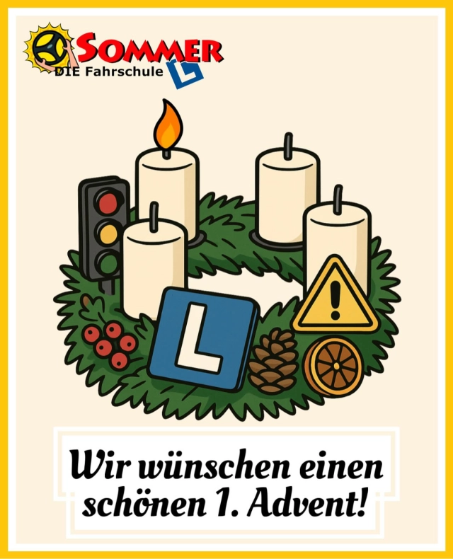 Advent, Advent, das erste Lichtlein brennt! 🕯️Wir wünschen euch einen schönen und besinnlichen 1. Advent! 🌟🎄🎅🏼